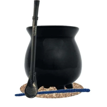 Yerba Mate Matero Caldero + Bombilla